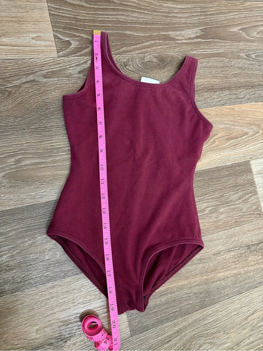 Capezio Girls' Burgundy Tank Dance Bodysuit